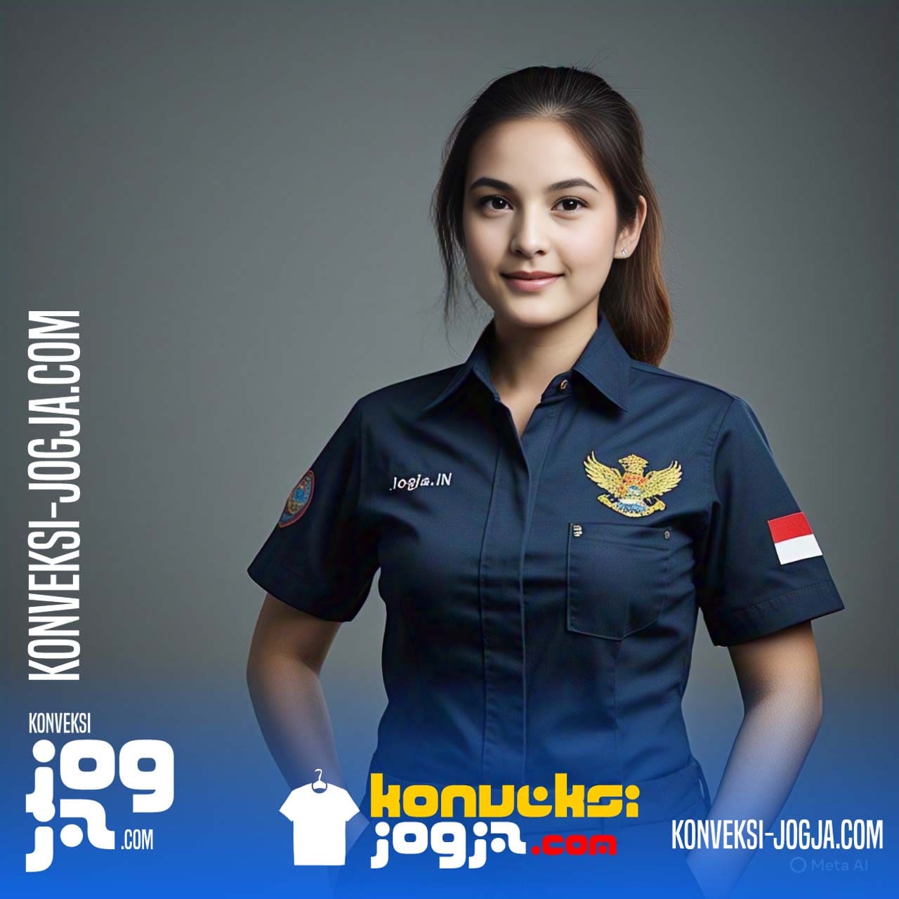 Seragam Kemeja Bordir Kantor