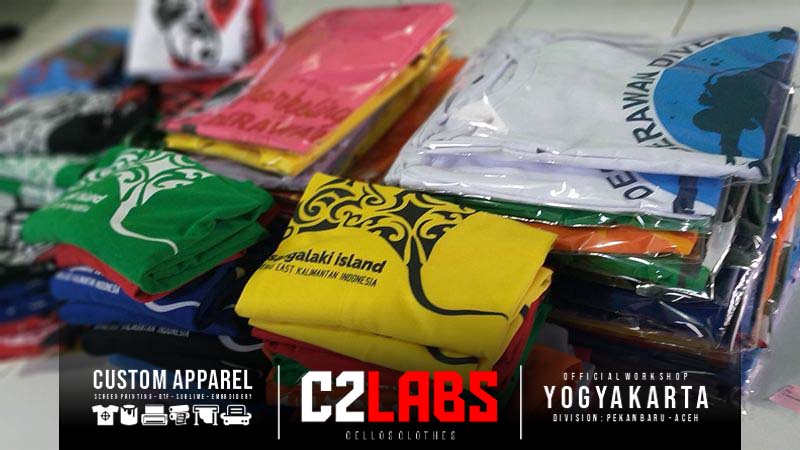 Hasil Produksi Kaos Wisata