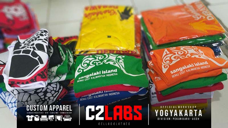 Hasil Produksi Kaos Wisata