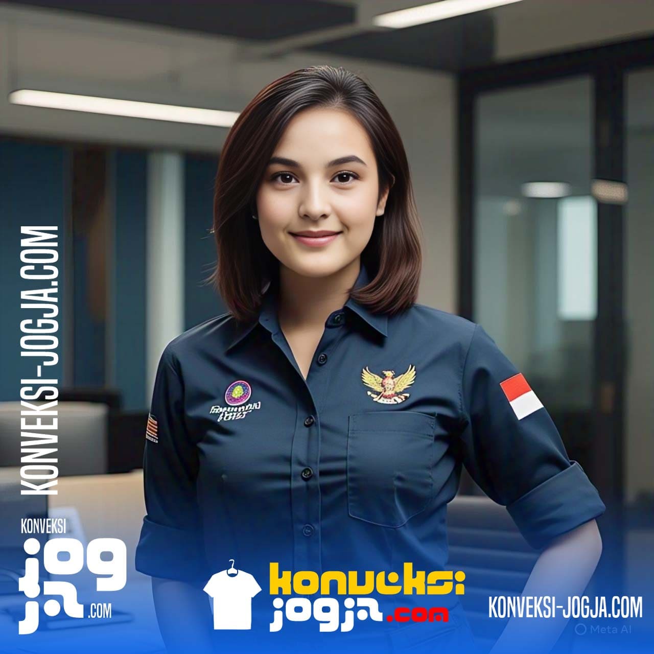 kemeja seragam kantor